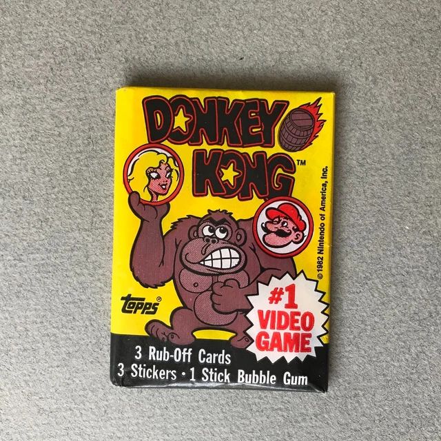 1 pack Topps 1982 Nintendo Donkey Kong Vintage