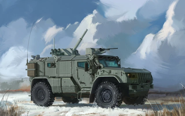 RPG 35028 1/35 Scale TYPHOON-VDY K-4386 2S41 Drok 82mm Self Propelled ...