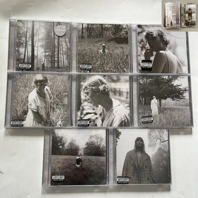 TAYLOR SWIFT FOLKLORE Album Complete 8 Editions CD + 1 Cassette Tape