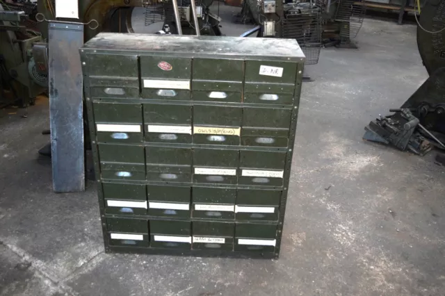 Vintage Industrial Multi Drawer Engineers Cabinet