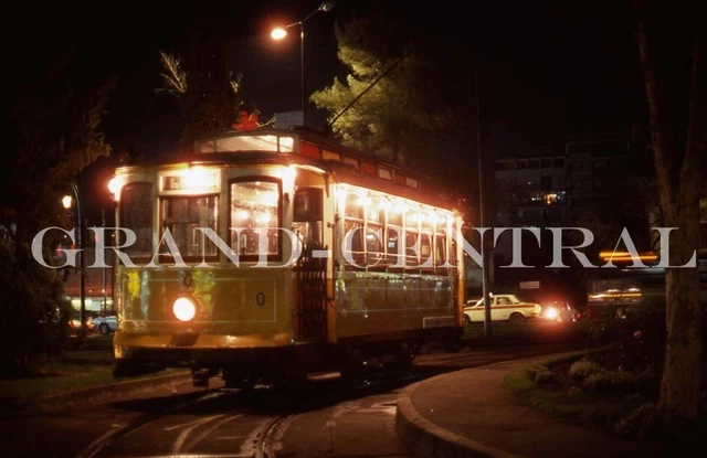 Original 1978 Mexico City Trolley Streetcar Kodachrome Slide #0 Mexico
