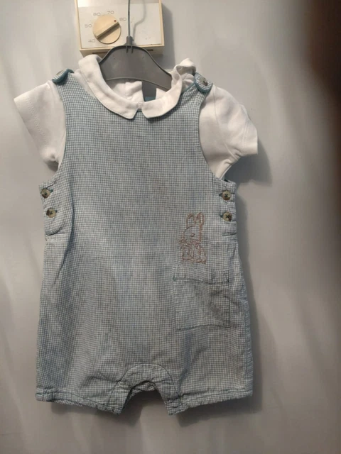 Gorgeous Baby Boy's Peter Rabbit Outfit, 3-6 Months, M&S *Good Condition*