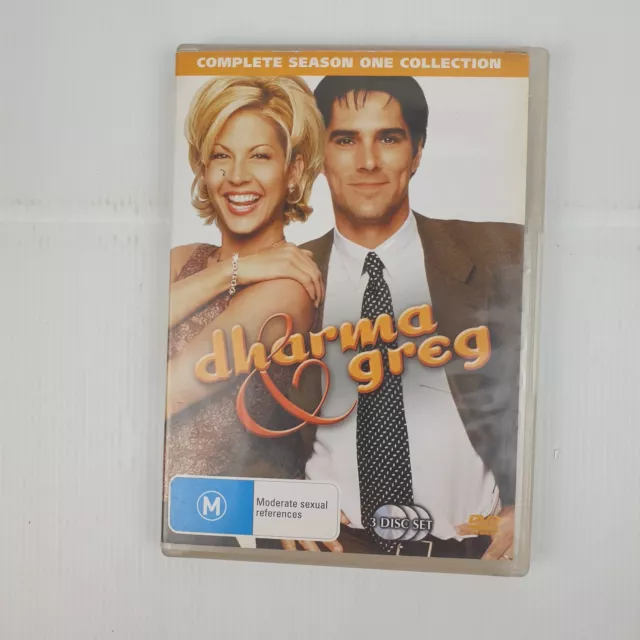 Dharma & Greg - Season One - DVD (1997), (3 x DVDs) Region 4 (PAL), FREE POSTAGE