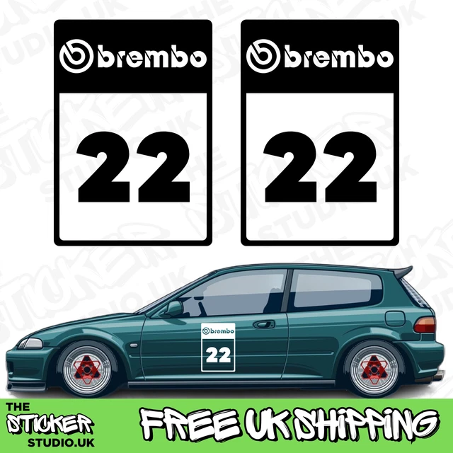 2 Adesivi In Vinile Con Numeri Di Gara Rotondi Personalizzati - Foto 9