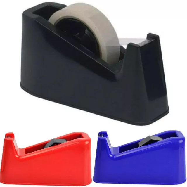 Heavy Duty Tape Dispenser Desktop Office Sellotape Sticky Cellotape Pack Holder