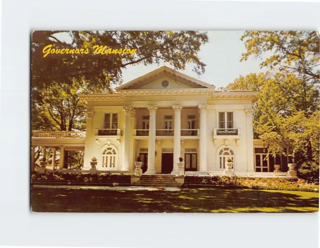 Postcard Governor's Mansion Montgomery Alabama USA