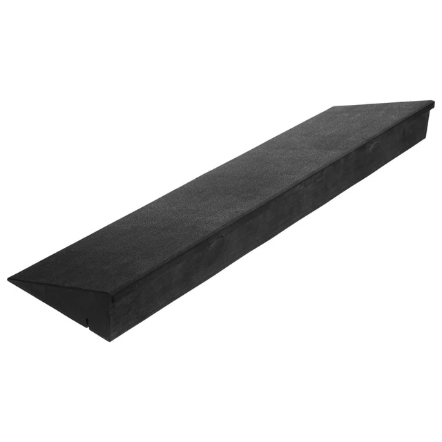 Rampe Seuil Caoutchouc 50x27x13 Cm – Rampe D'Accès Trottoir Voiture, Fauteuil Roulant, Moto