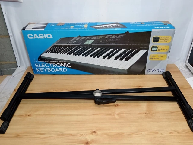 CASIO KEYBOARD CTK 1100 and Stand See Description 20.00