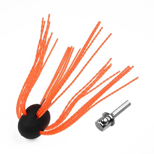 Juego de herramientas de barrido de chimenea de nailon de 30 mm taladro motorizado kit giratorio