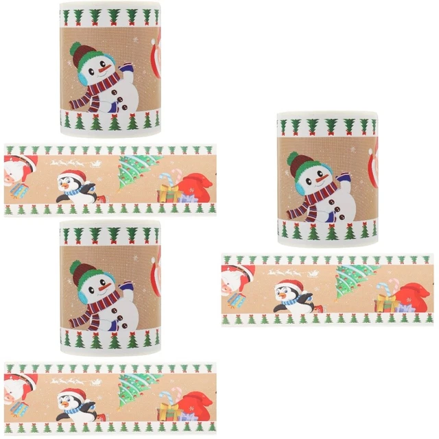 24/48pcs Toppers Cupcakes Noël Inserts Bordure Décorations