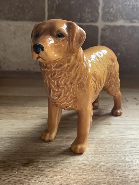Vintage Sylvac Golden Labrador / Retriever Dog Collectable Figurine
