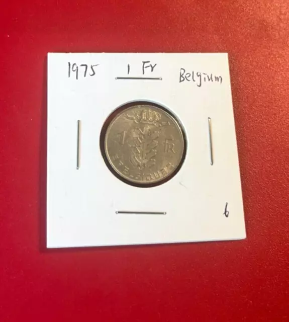 1975 1 Fr Belgie Coin - Nice World Coin !!!