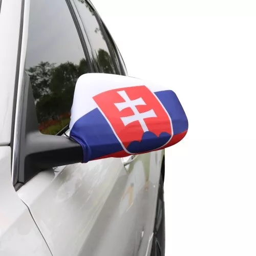 Sonia Originelli Auto Außenspiegel Fahne Set "Slowakei" Slovakia Bikini Flagge E