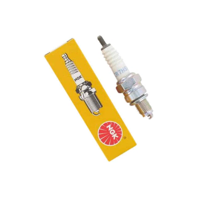 4 Bougies Allumage NGK CR7HSA - Pour Scooters, Cyclomoteurs, Motos - Filetage 10mm, Technologie Anti-Interférence - Installation Facile - 7