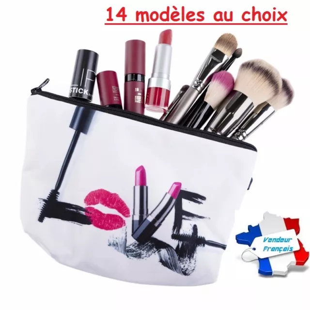 Trousse de maquillage - Trousse de toilette - 14 modèles au choix -