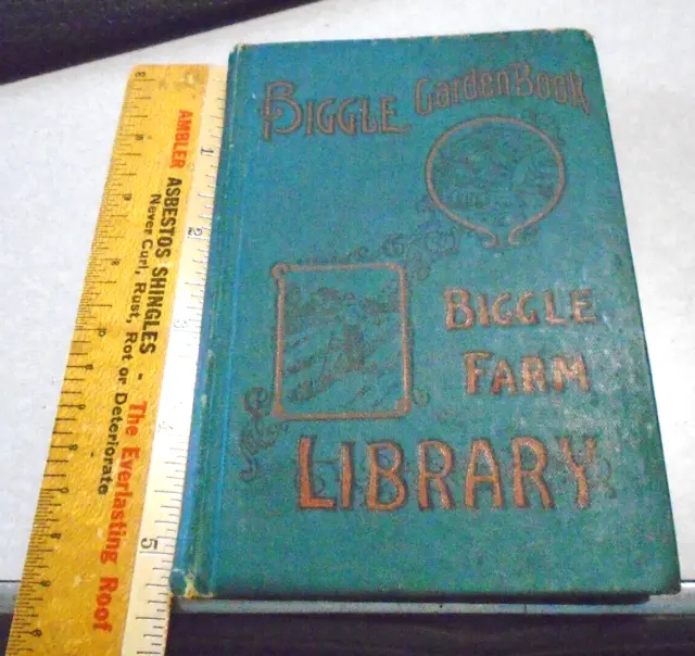 Antique 1909 Biggle Berry Book  Biggle Farm Library GREAT SHAPE!