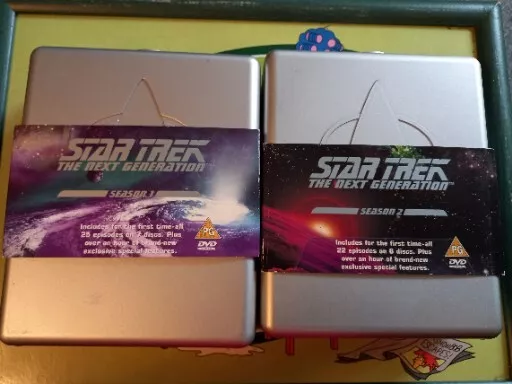 Star Trek The Next Generation Complete DVD Series 1-7 Hard Case ST TNG Rare UK