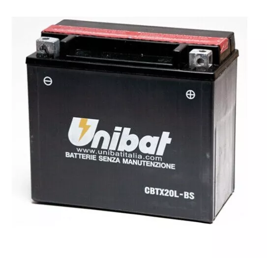 Batterie Scooters de Moteur Unibat yuasa CBTX20L-BS Buell X1 Lighting 1200 99-00