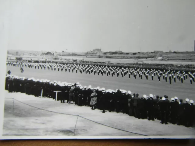 Old postcard - British Military Interest - Procession - Poss Gibraltar 1930's 3