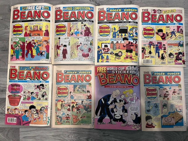 35 ORIGINAL BEANO comics dated late 80s/late 90s £68.32 - PicClick UK