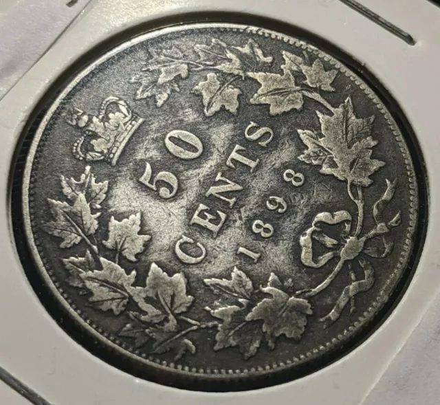 Canada 1898 50 Cents KM# 6 #179 3