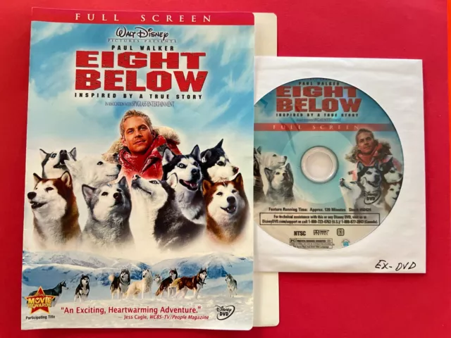 Eight Below (Excellent DVD Disc & COVER ART ONLY NO CASE OR TRACKING) Free Ship