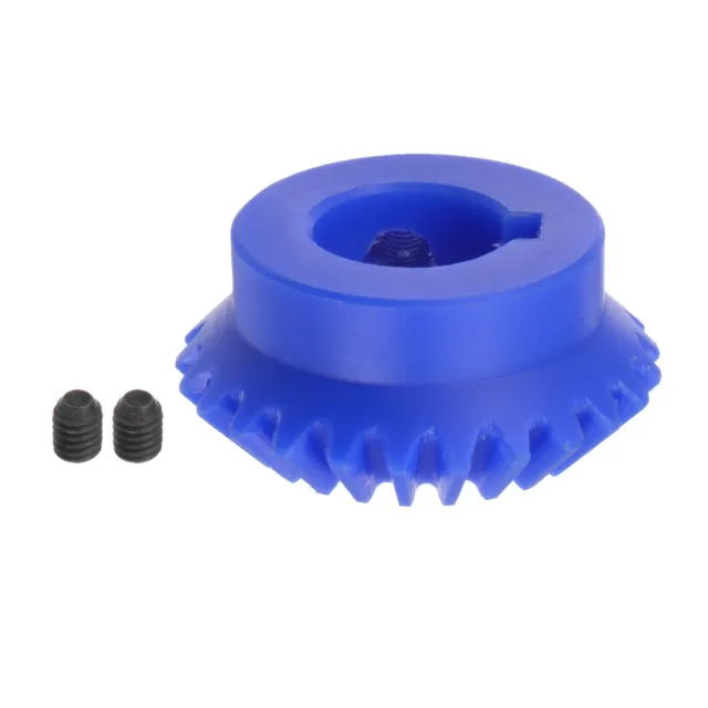 2.0 Modulus 25 Teeth 20mm Inner Hole Plastic Tapered Bevel Gear with Keyway