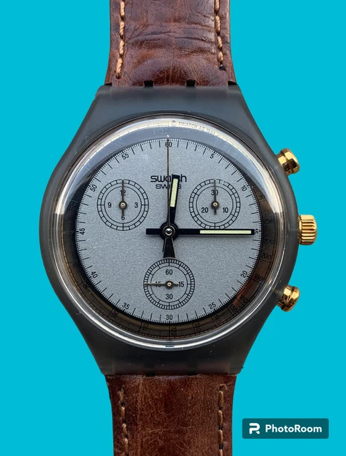 Swatch goldfinger chronograph shop