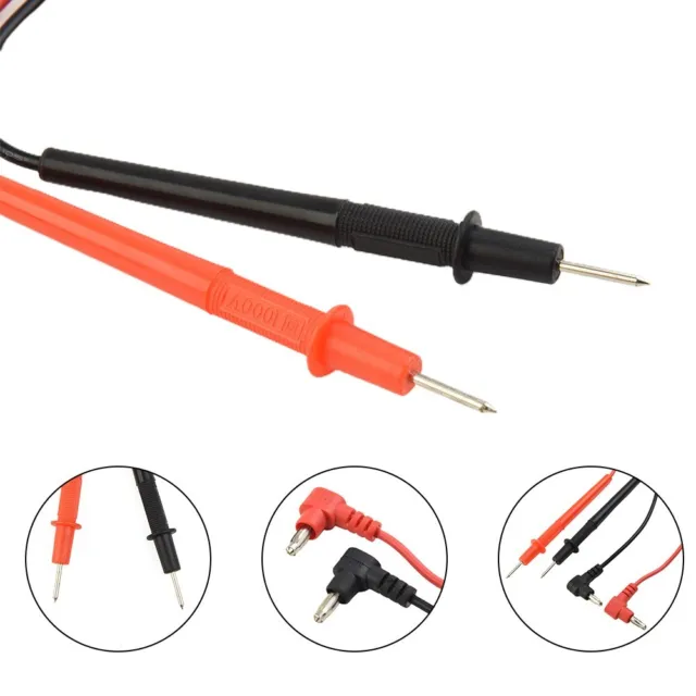 Multimeter Pen Digital Leads Probe Soft Rod Terminat Test Voltmeter Wire 2