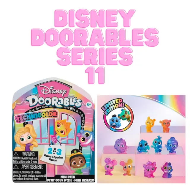 Disney Doorables Series 11 Technicolor - Choose one or more