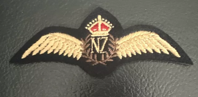 WW2 RNAF pilot wing patch. Royal New Zealand airforce