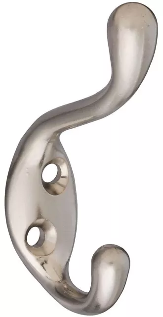 National Hardware N331-009 V166 Heavy Duty Coat & Hat Hook, Satin Nickel