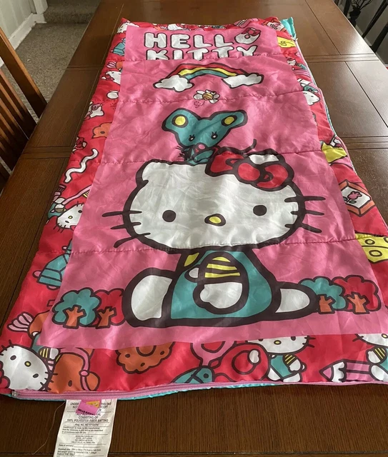 HELLO KITTY SLEEPING bag 28 X 58” 29.92 PicClick