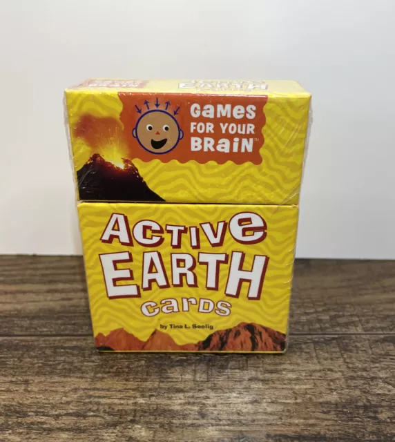 Active Earth Cards Games for your Brain by Tina Seelig NEW Sealed