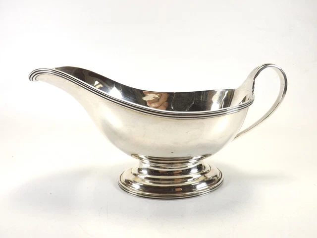 Antique Silver Sauce Boat Hallmarked London 1918 / Mappin & Webb Ref 37/2