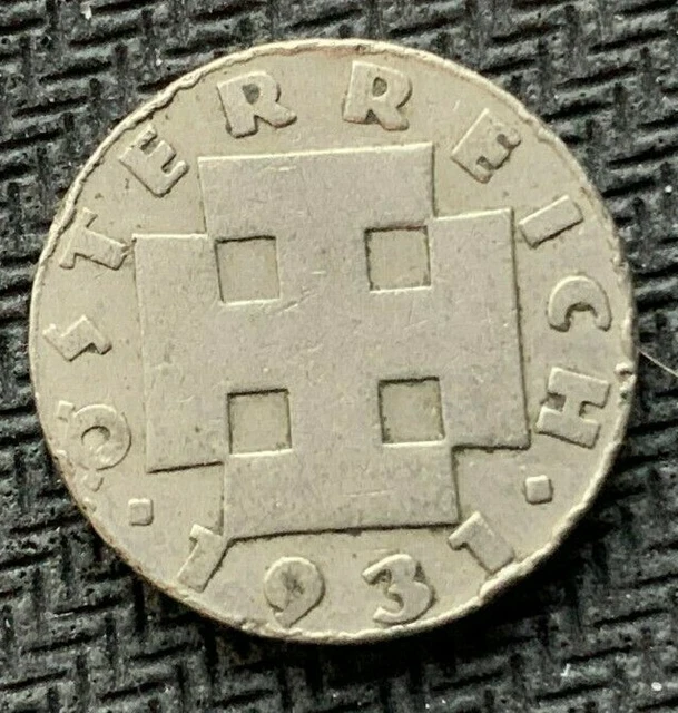 1931 Austria 5 Groschen Coin XF +   Condition Rarity World Coin     #B426