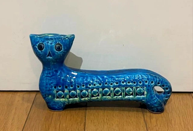 BITOSSI FLAVIA RIMINI Blue Flower Vase Large Handmade Itary