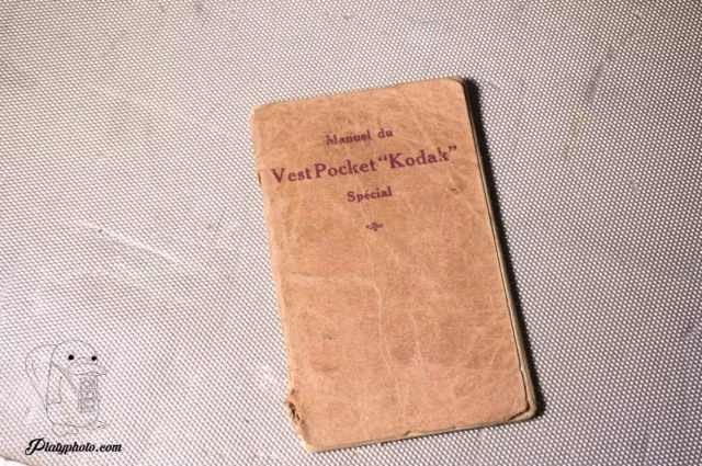 -Fr- Kodak Vest Pocket Special Mode D'emploi Notice Manual