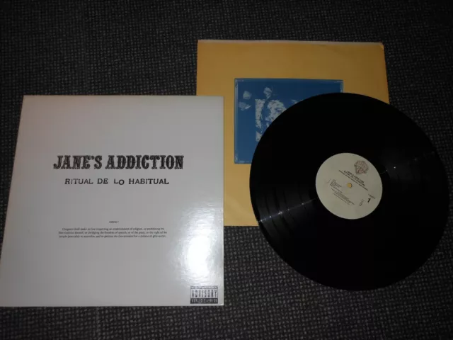 Jane's Addiction Lp Ritual De Lo Habitual Rare Orig 1990 Usa Press Censored Nm