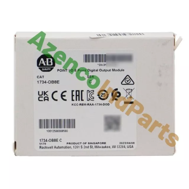 New Sealed Allen-Bradley 1734-OB8E/C Point I/O 8-Point Output Module 1734OB8E