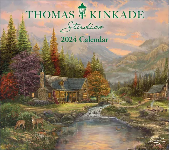2024 Calendar Thomas Kinkade Studios Deluxe Wall by Andrews McMeel AM83508
