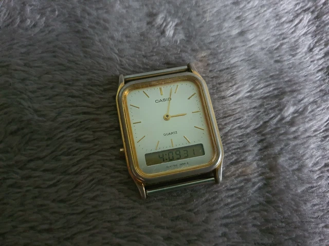 Montre Vintage Casio AQ-308 MODULE 728 ANADIGITAL - Japon Des Années 80