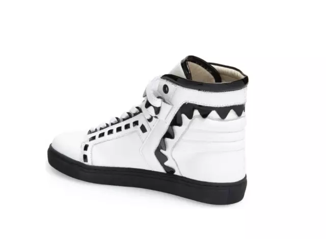 Sophia Webster Riko High Top White Leather Sneaker N3277 Women's Size 38 EU * 2