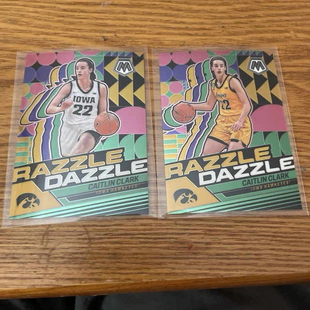 2024 PANINI CAITLIN Clark Rare Razzle Dazzle Inserts RD1 And RD2 EUR 13