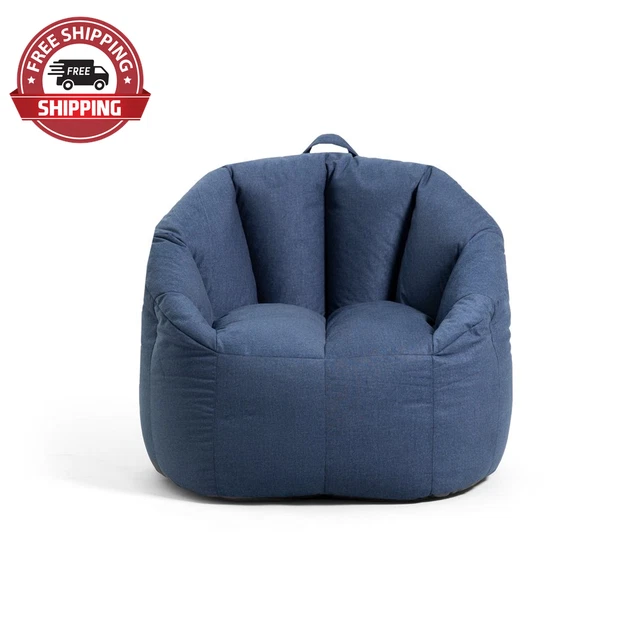 Big Joe Milano Bean Bag Chair, Lenox 2.5Ft, Cobalt