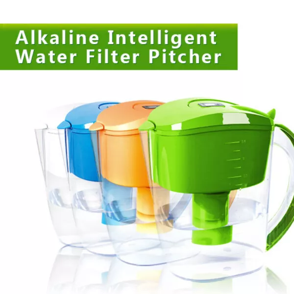 Alkaline Ioniser Water Filter Jug + one free 7stage filter. 3.5 L Maifan Stones