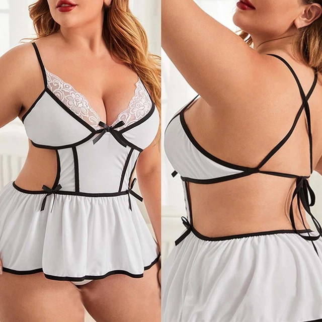 Lingerie femme vêtements de nuit sous-vêtements respirants confortables blanc