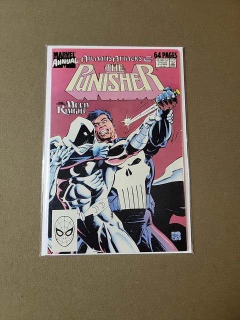 Punisher Annual #2 , VF/NM (Marvel 1989) vs. Moon Knight.