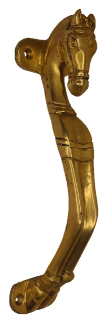 Horse Shape Door Handle Antique Style Handmade Brass Window Wardrobe Pull Knob