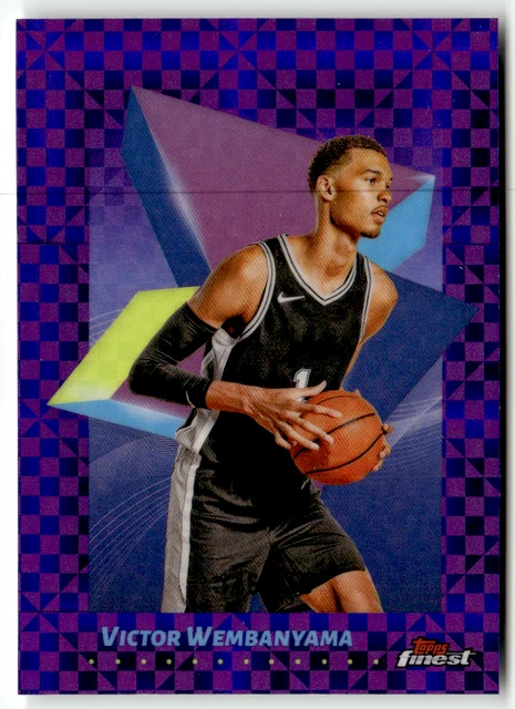 Victor Wembanyama [Blue Checkerboard Refractor] #A-6 Prices
